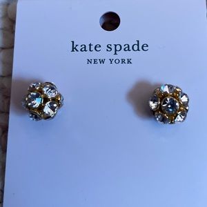Kate Spade Time To Shine Diamond Costume Jewelry Stud Earrings
